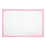 Quadro Branco Moldura Mdf 80 X 60cm Stalo Rosa - 1
