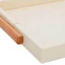 Ver imagem 3 de Bandeja Decorativa em Mdf com Revestimento em Pu Bege Claro 44cm 19341 Mart