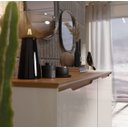 Ver imagem 4 de Aparador Buffet Sala Flow 4 Portas com Pés de Madeira - Rede Móveis