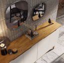 Ver imagem 5 de Aparador Buffet Sala Flow 4 Portas com Pés de Madeira - Rede Móveis