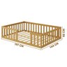 Cama de Casal Montessoriana em Madeira Nogueira - 4