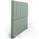 Ver imagem 6 de Cabeceira Cama Box Casal 140 Cm Dália W01 Linho Verde Menta - Lyam Decor