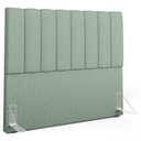 Ver imagem 2 de Cabeceira Cama Box Casal 140 Cm Dália W01 Linho Verde Menta - Lyam Decor
