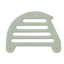 Ver imagem 1 de Kit 4 Passarinheira Plástica para Telha Romana Cinza Embalagem com 100 Unidades - Gerplast