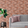 Papel de Parede Tijolinho 3d Marrom Envelhecido Realista Lavável Fácil Aplicação - 2