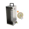 Kit - Assador Churrasquito 10 Espetinhos Em Inox Pr-199 + Kit Gás 1kg - Progás - 1