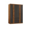 Guarda Roupa Solteiro Dunas Mdf 4 Portas e 2 Gavetas Moderna - 2