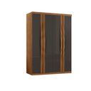 Ver imagem 2 de Guarda Roupa Solteiro Dunas Mdf 4 Portas e 2 Gavetas Moderna