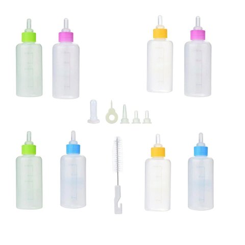 Mamadeira Pet Cao Gato Filhote Cachorro 60ml Kit 2 Unidades Cor Sortida Amamentaçao Animal de Estima