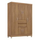 Ver mais imagens de Guarda Roupa Solteiro 6 Portas e 2 Gavetas Ecom Ii - Amêndola Touch