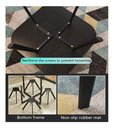 Ver imagem 3 de Conjunto Mesa Minimalista com 4 Cadeiras Compacta 1m