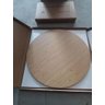 Conjunto Mesa Minimalista com 4 Cadeiras Compacta 1m2:base de Cadeiras com Aspecto de Madeira e Teci - 18