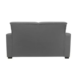 Sofá Namoradeira Pequeno 2 Lugares Imperial Suede:cinza - 3