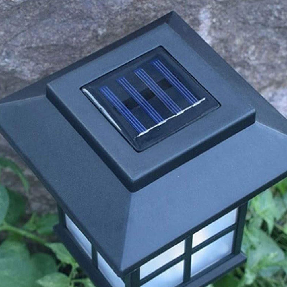 Luminaria Solar Oriental Refletor Balizador Led Jardim Decoraçao Iluminaçao Casa Quintal Resistente  - 13