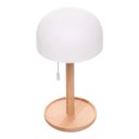 Ver imagem 2 de Luminária de Mesa Stella Bambu LED 3 Tons USB Branca - Wolff