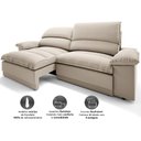 Ver imagem 4 de Sofá Plaza 2,00m Retrátil e Reclinável Velosuede - Netsofas