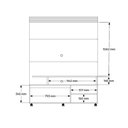 Ver imagem 4 de Estante Home Berlim para Tv até 60 Polegadas 2 Portas Prateleira e Rodízio Off White/tauari -