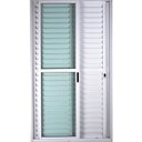 Ver imagem 2 de Porta de Aluminio Balcão 3 Folhas com Fechadura Linha Premium:2,10 X 1,20/branco