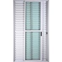 Ver imagem 1 de Porta de Aluminio Balcão 3 Folhas com Fechadura Linha Premium:2,10 X 1,20/branco