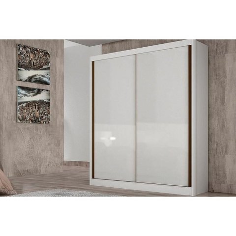 Guarda Roupa 2 Portas 3g Virtus N. Horizonte Neve