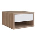 Ver imagem 3 de Mesa de Cabeceira Moderna Suspensa Slim com 1 Gaveta B87 - Emovell