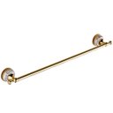 Ver imagem 2 de Kit Acessórios Banheiro 5 Peças Dourado com Porcelana Luxo