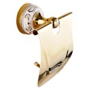 Ver imagem 7 de Kit Acessórios Banheiro 5 Peças Dourado com Porcelana Luxo