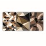 Quadro Marrom Terra Cores Nude Fosco - Kit 3 telas - 90 x 60 cm - Chassi - 1