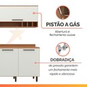 Ver imagem 6 de Armário de Cozinha Completa 5 Portas 4 Gavetas Grécia Madeirado/off White