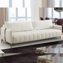 Ver imagem 1 de Sofá 3 Lugares para Sala de Estar Living 220cm Sonata T03 Linho Cru - Lyam Decor