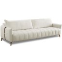 Ver imagem 2 de Sofá 3 Lugares para Sala de Estar Living 220cm Sonata T03 Linho Cru - Lyam Decor