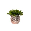 Ver imagem 1 de Decoração sala rack vaso geométrico rose gold abacaxi decor