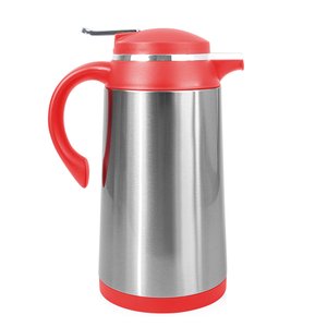 Garrafa Térmica Inox Camélia Vermelha 1l e Escova Limpeza Termopro