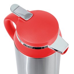 Garrafa Térmica Inox Camélia Vermelha 1l e Escova Limpeza Termopro - 2