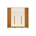 Ver imagem 4 de Guarda Roupa Deville 6 Portas e 4 Gavetas - Cinamomo Off White - Albatroz