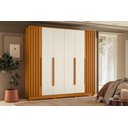Ver imagem 1 de Guarda Roupa Deville 6 Portas e 4 Gavetas - Cinamomo Off White - Albatroz