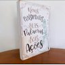 Quadro Box Decorativo Bons Pensamentos Boas Palavras Boas Ações - 2