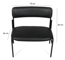 Ver imagem 2 de Conjunto Aluno Plus Size Branco/preto - Suporta até 250kg