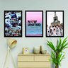 Quadro Now United - Kit 3 telas - 90 x 60 cm - Branca - 2
