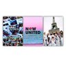 Quadro Now United - Kit 3 telas - 90 x 60 cm - Branca - 1