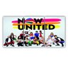 Quadro Now United Colorido - Kit 3 telas - 150 x 100 cm - Branca - 1