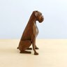 Cachorro Boxer Decorativo - 10 Cm Altura -Toque 3D: Bronze - 2