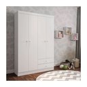 Ver imagem 2 de Guarda Roupa Infantil Louise 4 Portas - Moveis Leartam