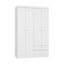 Ver imagem 1 de Guarda Roupa Infantil Louise 4 Portas - Moveis Leartam