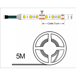 Fita Led Rgb 5m 12v - 10