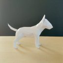 Ver imagem 2 de Bull Terrier Decorativo - 10 Cm Altura -Toque 3D: Branco