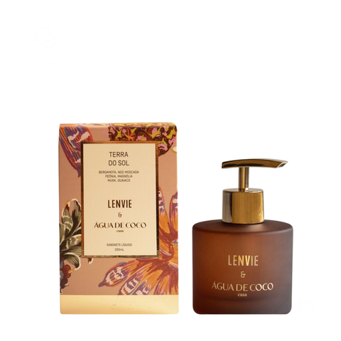 Sabonete Liquido Terra do Sol Água de Coco 200ml Lenvie