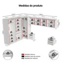 Ver imagem 3 de Quarto Completo de Canto Casal 610 Cm com Mesa de Cabeceira Branco Neo Madesa