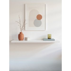 Prateleira 180cm Mdf Branco Dallas - On Móveis