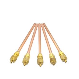 Kit 100 Válvulas Serviço Refrigeração Schrader 1/4 - 100mm - 3